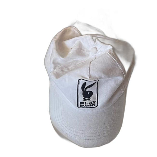Play Bunny White Baseball Cap