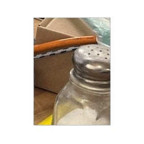 Vintage Glass Salt & Pepper Shaker