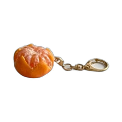 Realistic Faux Orange Keychain