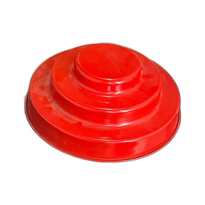 Red Ceramic Tiered Serving Bowl